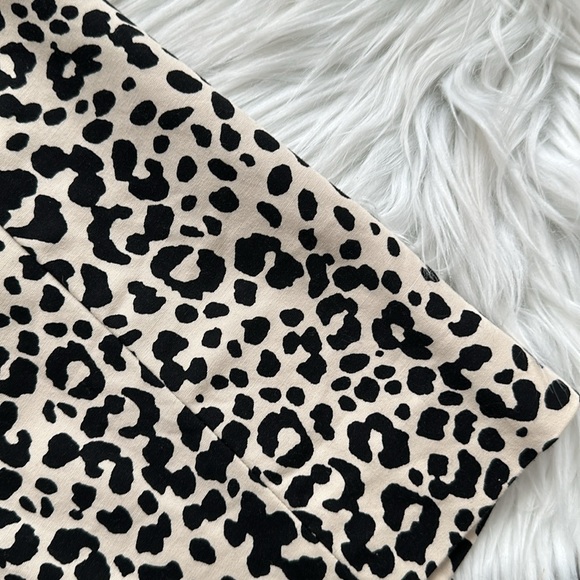 LOFT | Cheetah Print Skirt | Cream | Size 12 - Picture 4 of 11